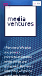 Mobile Screenshot of mediaventures.de